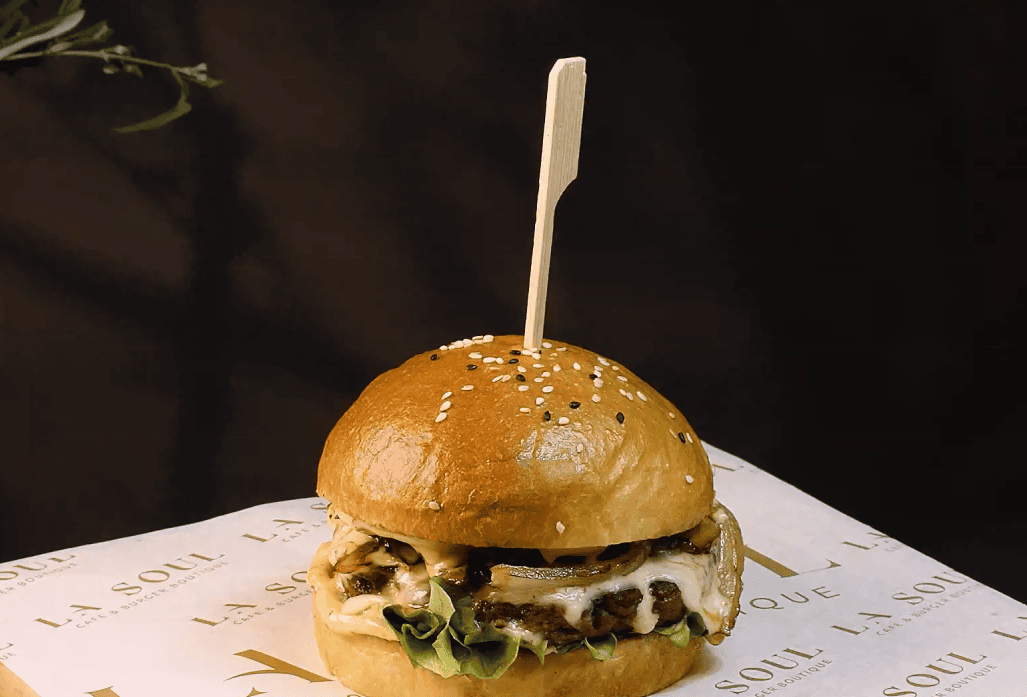 Mushroom Beef Burger